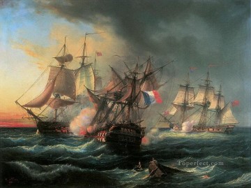 ヴァイソー・ドロワ・ドゥ・ロムの海戦 Oil Paintings